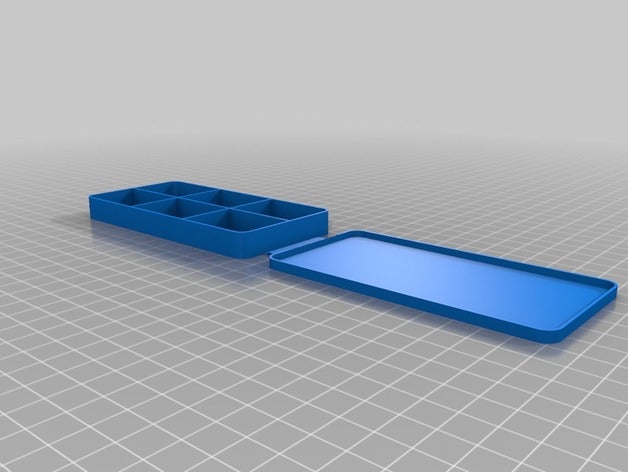 personnalisé cas compartiment les conteneurs 3D print model - Mito3D