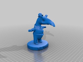 ra winston hayvanlar blender karakter lise regis high school öğrenci projesi tapir 3d print model - Mito3D