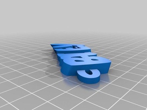 bailey keyring keychains customized 3d print model - Mito3D