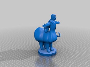gorenar yaratıklar blender centaur karakter lise regis high school öğrenci projesi 3d print model - Mito3D
