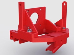 mendel90 e3d titan kompletten extruder montieren Drucker Extruder Kühlung v6 3d print model - Mito3D
