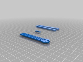 butterfly comb no extra parts hobby 3d print model - Mito3D