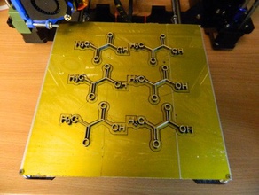 acide 2-oxopropano&iumlque biologia 3d print model - Mito3D