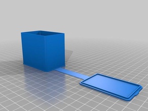 hanafuda caso recipientes personalizado 3d print model - Mito3D