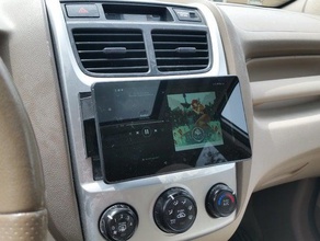 tablet supporto da auto automotive 3d print model - Mito3D