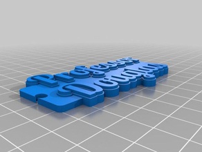 professor keychains customized 3d print model - Mito3D