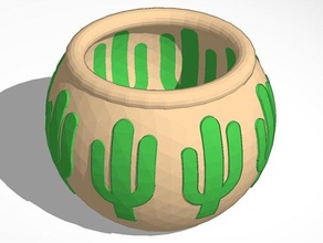 succulent pot ménage 3d print model - Mito3D