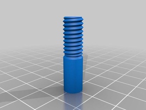 30mm long m10 phillips rod parts customized 3d print model - Mito3D