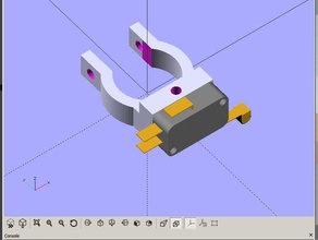 trava clamp mpcnc ie-nos as versões actualizadas a máquina ferramentas 3d print model - Mito3D