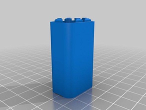 aaaa caso da bateria recipientes personalizado 3d print model - Mito3D