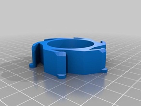 my customized spool hub adapter22 3d printer parts 3d print model - Mito3D
