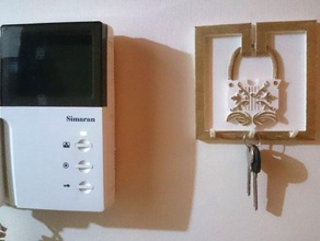 key holder decor 3dsmax decoration household 3d print model - Mito3D
