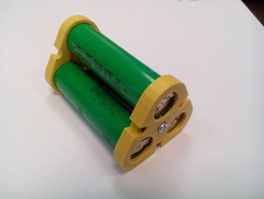 battery 3x18650 holder diy 3d print model - Mito3D