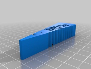 il mio personalizzate pompiere cuneo evoluto mano strumenti 3d print model - Mito3D