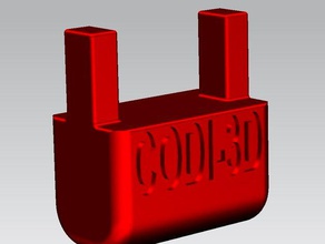 supporto modulare h16mm per cnc morsetto da tavola 6mm rev003 tools basculante boccola codi-3d codi3d mills nut stebo tavolo 3d print model - Mito3D