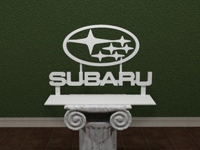 subaru-logo Zeichen logos 3dpicks automotive Automobil-design genial Auto cool emblem Motor stand stehend 3d print model - Mito3D