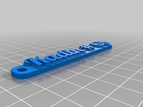kadin llaveros personalizado 3d print model - Mito3D