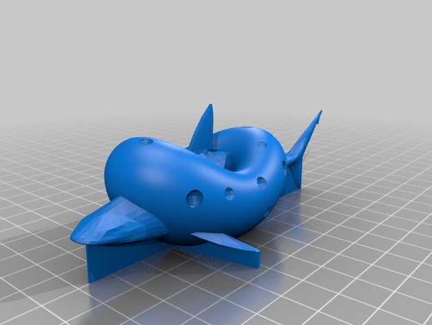 cópia de tubarão 3d impressão 3D print model - Mito3D