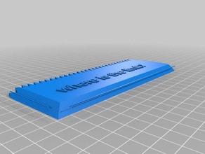 waxcomb mano herramientas personalizado 3d print model - Mito3D