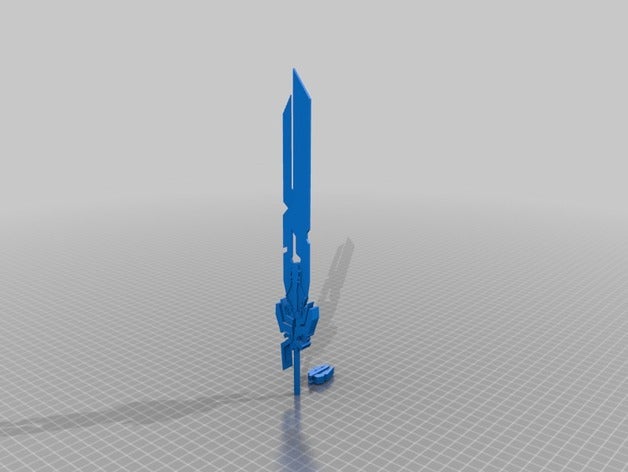 star saber redone use less space 3d printing 3D print model - Mito3D