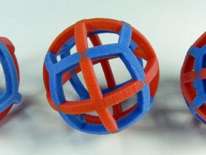 dual polyhedra math 3d print model - Mito3D