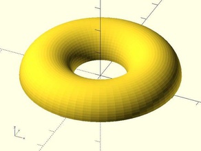 halb donut math customizer 3d print model - Mito3D