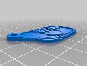 erika keychains customized 3d print model - Mito3D