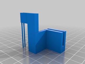 qidi kapı revize mandalı 3d baskı 3d print model - Mito3D