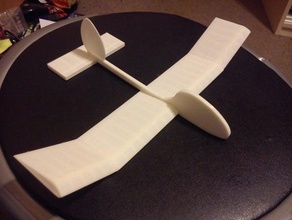 fully printable glider diy 3d print model - Mito3D