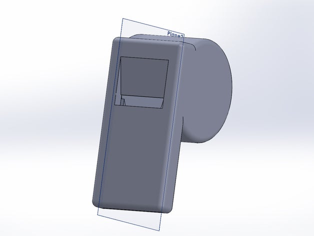 whistle 3d drucken board cool einfach Spaß laut Lärm - Spielzeug nützlich 3D print model - Mito3D