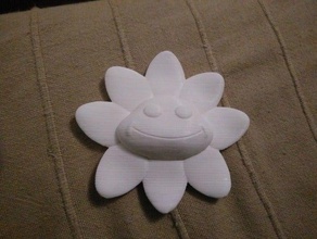 sorridente fiore creature 3d print model - Mito3D