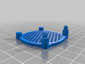 40mm fan guard remix 3d çizgi yazıcı parçaları 3d print model - Mito3D