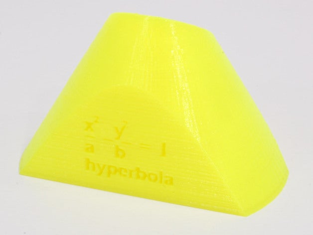 conic section math 3D print model - Mito3D