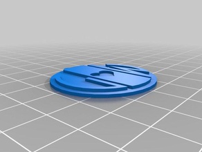 lw monogram kolye takı özelleştirilmiş 3d print model - Mito3D
