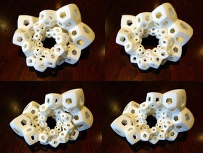 dodecahedron rings math 3d print model - Mito3D