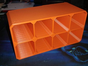 scifi pequeña parte de almacenamiento cajas 8x pequeño contenedores 3d print model - Mito3D