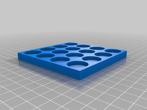 18650 battery stand organization customized 3d print model - Mito3D