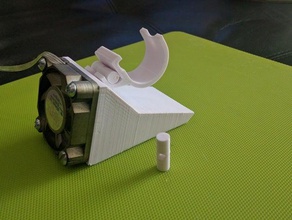 18mmx6mm rod robo3d low profile 40mm fan duct printer parts 3d print model - Mito3D