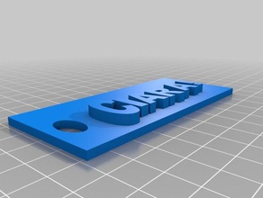 ciaras keychain 3d printing 3d print model - Mito3D
