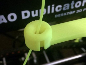 filament guide locking part wanhao i3 3d printer accessories accessory duplicator 3d print model - Mito3D