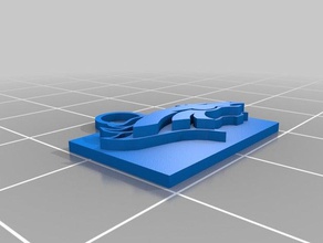 broncos Schlüsselbund Zeichen logos makeredchallenge 3d print model - Mito3D
