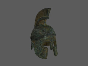 pretorian helmet 3d scan scans replicas ancient artec greek art meshmixer roman scanner 3d print model - Mito3D