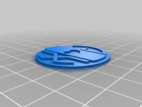xj monogram pendant multiple loops jewelry customized 3d print model - Mito3D