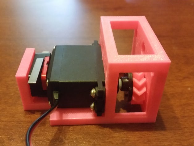 servo mount jaluzi 3d baskı 3D print model - Mito3D