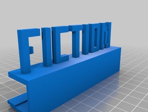 etiqueta de prateleira da biblioteca 3d barra 12 a 16 maio organização 3d print model - Mito3D