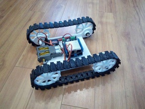 tank wheel use tracks rc vehicles 3d print model - Mito3D