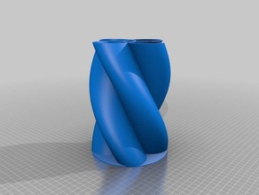my customized customisable spirograph vase generator math art 3d print model - Mito3D