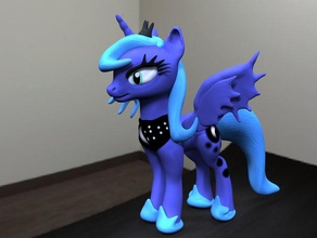 luna pony my style toys games 3d print model - Mito3D