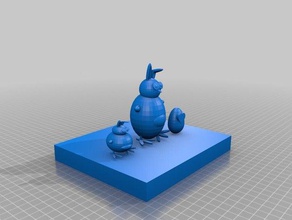 pollo conejo mutante 3d impressão 3d print model - Mito3D