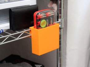 Draht rackshelf hängende box - Organisation storage Werkzeug-Lagerung Regal Draht-Regale 3d print model - Mito3D